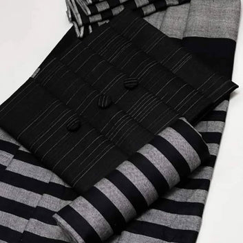 3pc Multani Susi Khaadi (Black)