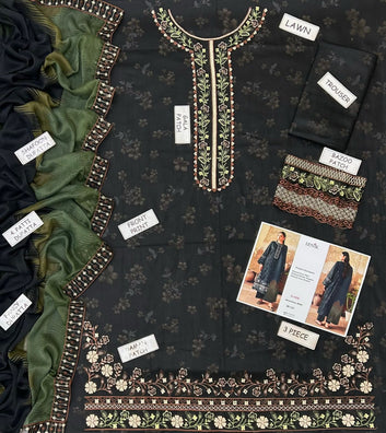 Lawn collection 2026 Iznik MOST DEMANDING EDITION 03PCS UNSTITCHED SUIT
